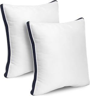 Utopia Bedding Throw Pillow Insert 26 x 26 Inches (White), Set of 2 Gusseted Decorative Bed and Couch Pillows, Cushion Sham Stuffer for Sofa