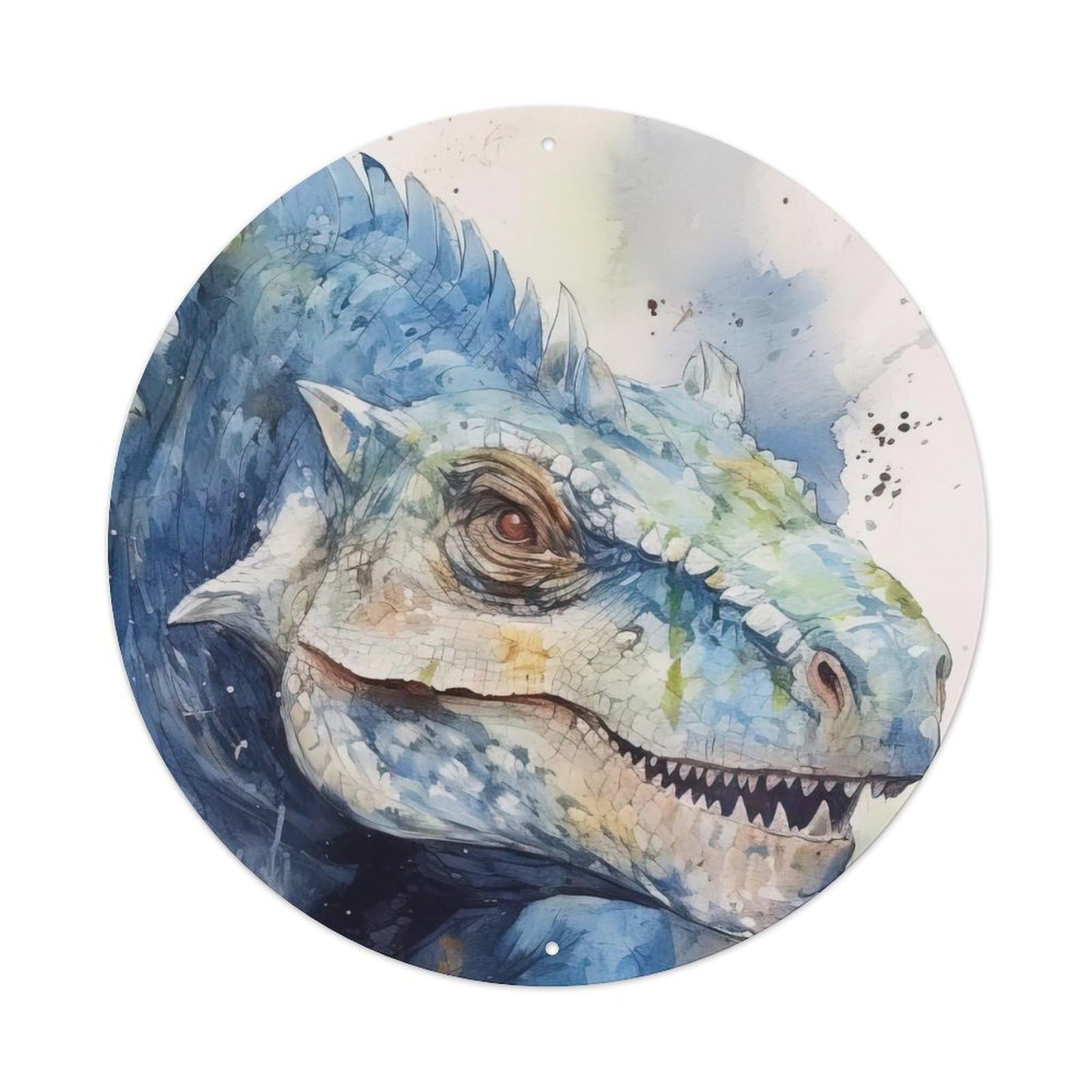 Dinosaur Blue Apatosaurus Prehistoric Dinosaurs Metal Tin Sign