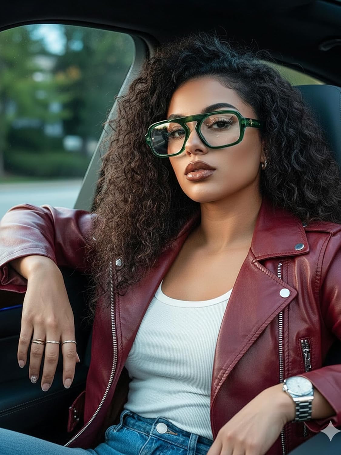 VISOONE Aviator Computer TR90 Blue Light Blocking Glasses For Women Men JANE - Image 2