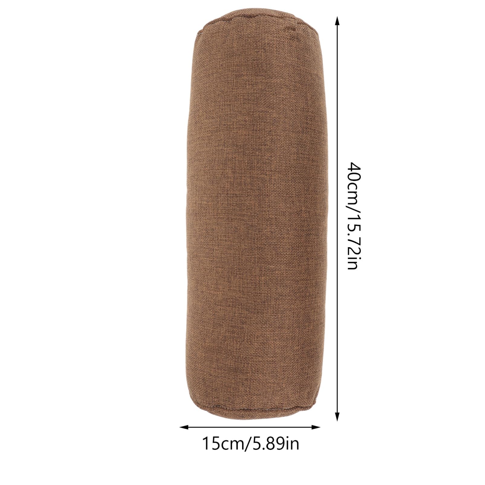 Sosoport Yoga Pillow Lumbar Soft Bolster Yoga for Beginners Round Cotton Comfortable