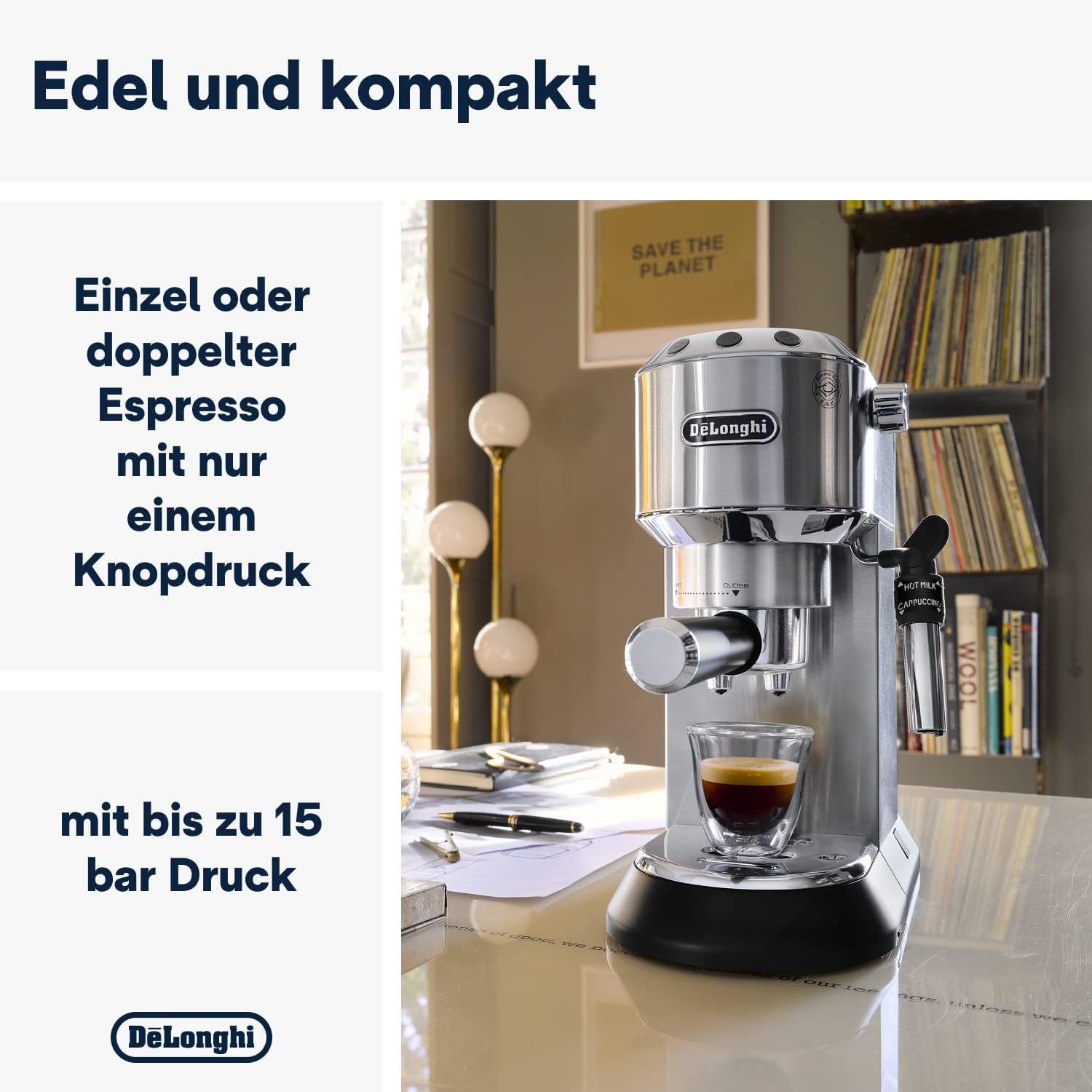 DeLonghi - ♦︎デロンギ エスプレッソ・カプチーノメーカー♦︎ 楽天市場】デロンギ エスプレッソマシン DeLonghi EC685M Dedica