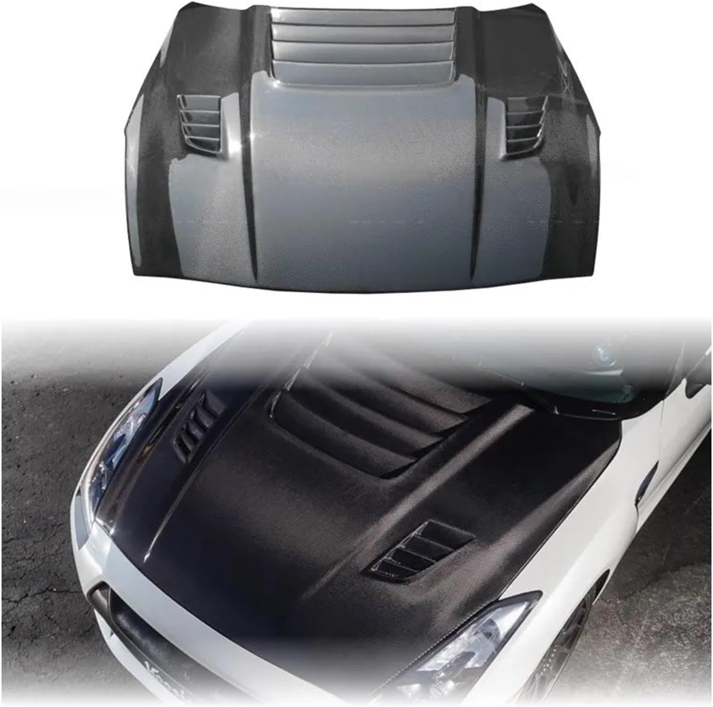 Carbon Fiber Front Engine Hoods Bonnet Compatible With R35 GTR Aerodynamic Performance Kit 2008-2021