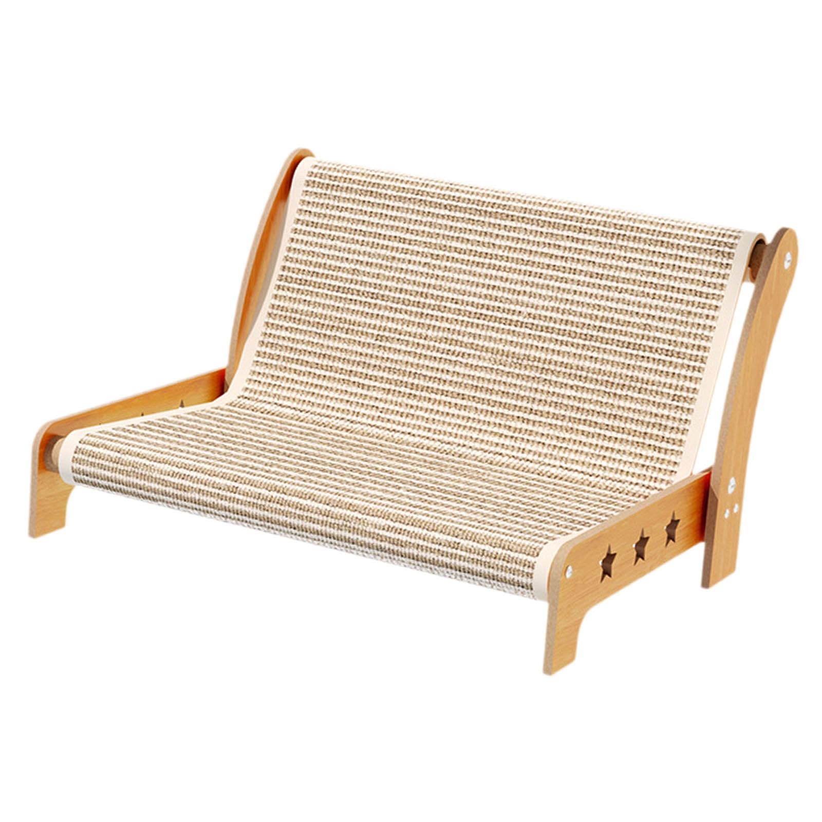 Griffoir pour Chat Fauteuil Inclinable Lit Divan Planche à Griffer Conception 2 en 1 Polyvalente pour Le Grattage et La Convient pour Les Chat, Size S