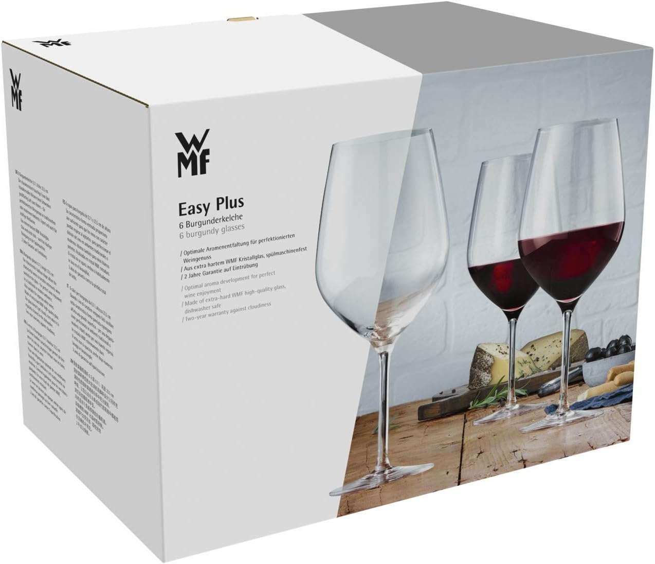 WMF Easy Plus 910299990 Burgundy Wine Glass Set