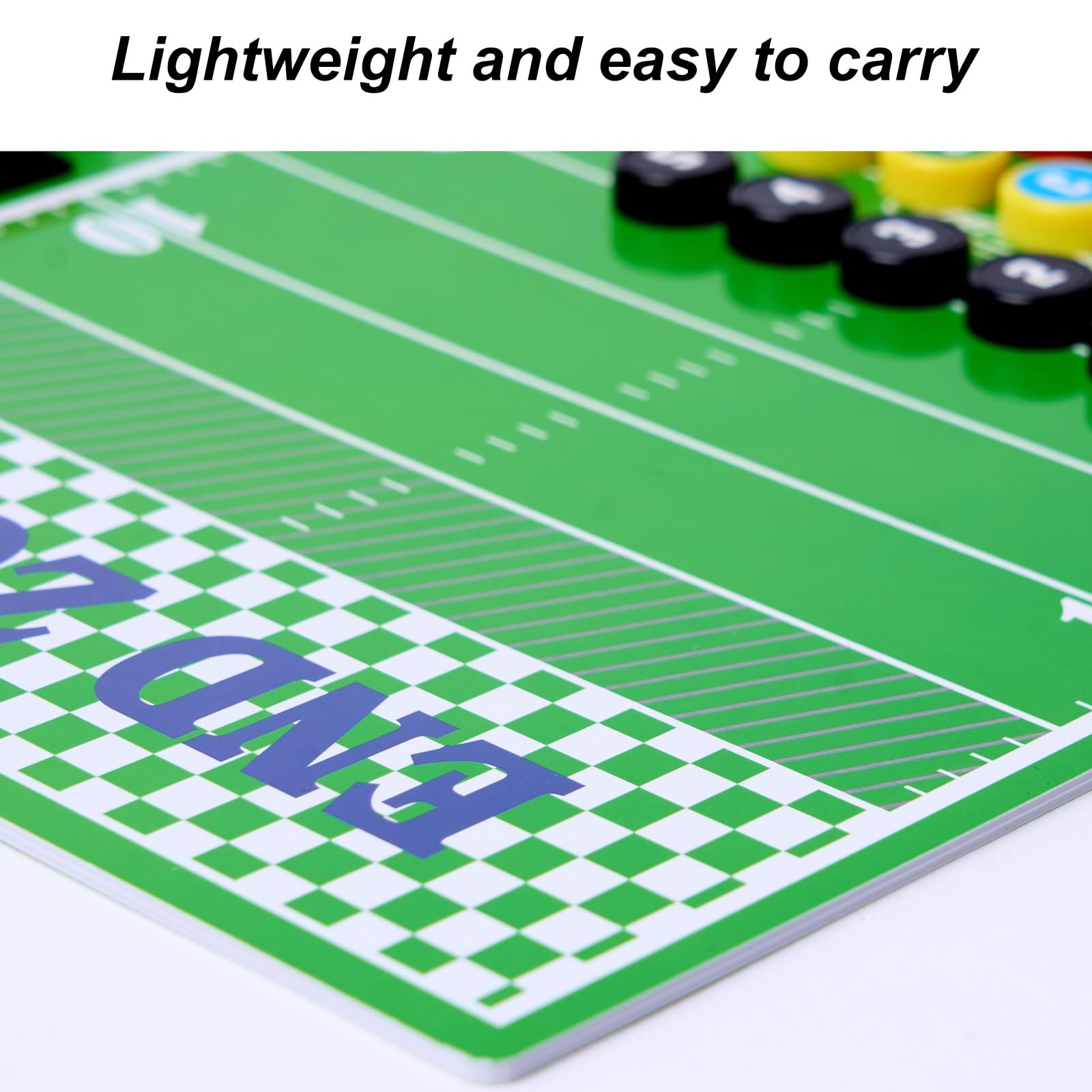 Pizarra de Entrenamiento de Flag Football, Pizarra de Doble Cara, con Marcador para Pizarra Blanca y Piezas de Ajedrez Magnéticas, para Entrenamiento y Enseñanza Diarios