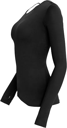 Banu Underscrub Long Sleeve Women - Under Scrub Shirts Long Sleeve Medical Uniform, Long Sleeve Scrub Tops Women