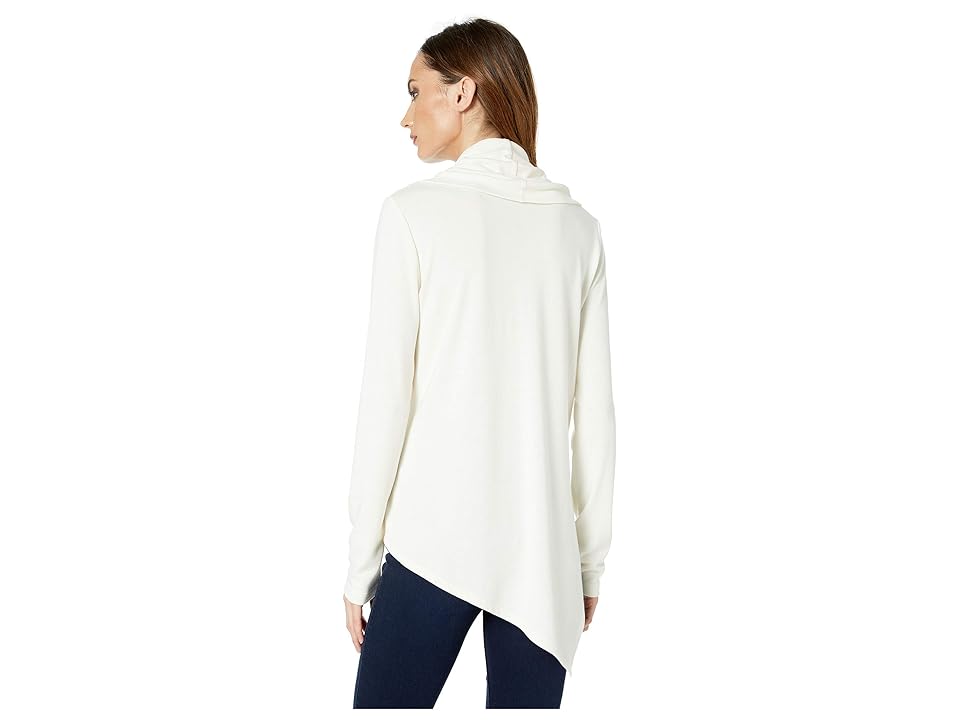 

Karen Kane Asymmetric Cowl Neck Sweater (Cream) Women's Sweater, Beige