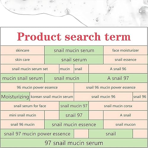 Miniatura 8 de Suero facial de mucina de caracol con esencia reparadora de energía, mucina de caracol, hidratante que hidrata la piel para una piel opaca y líneas