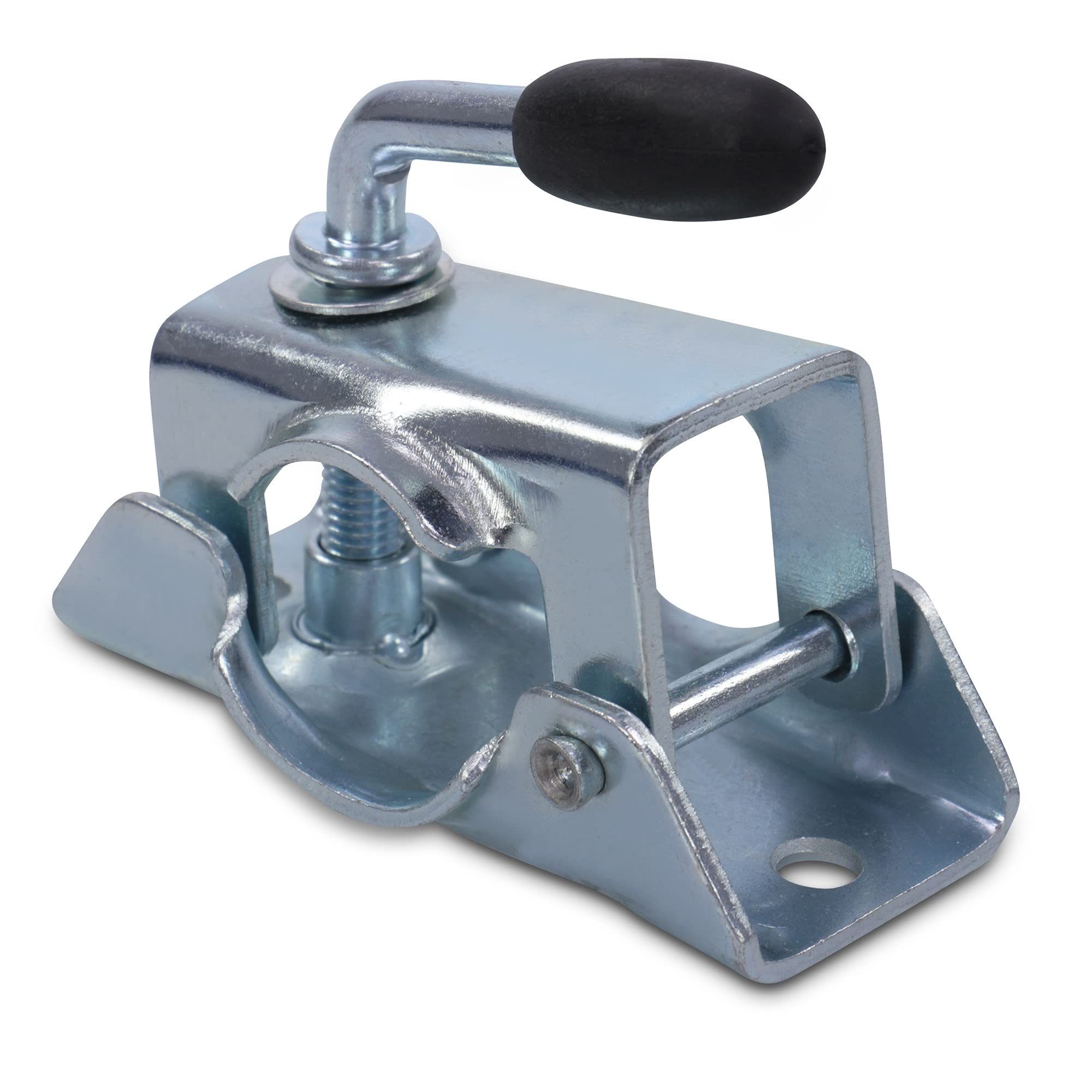 Staffa di Fissaggio ENVA 48 MM Ruota di Supporto per RIMORCHIO Camper incl. Materiale di Fissaggio