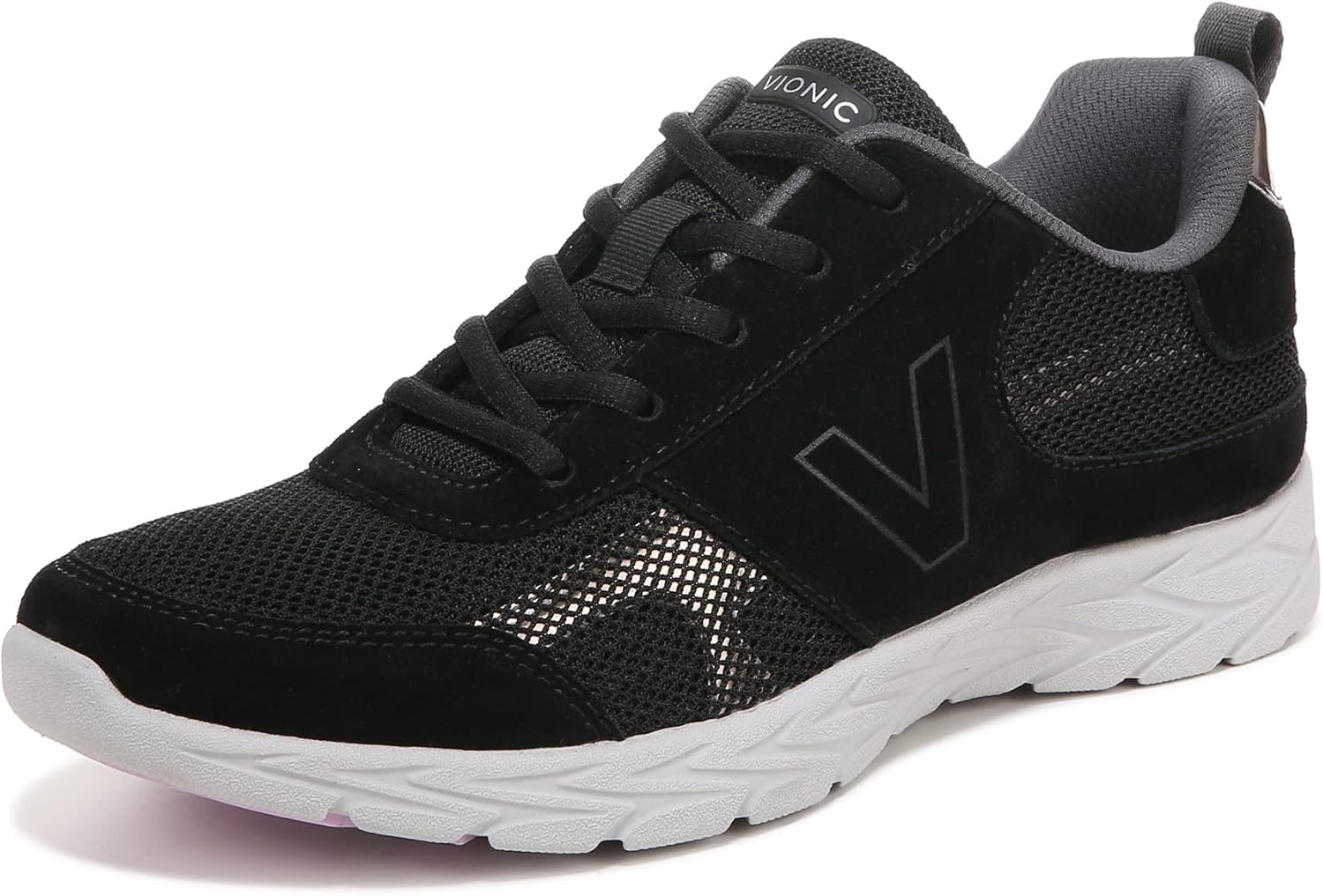 Vionic Aviate Women's Orthotic Supportive Sneaker Black - 8.5 Medium