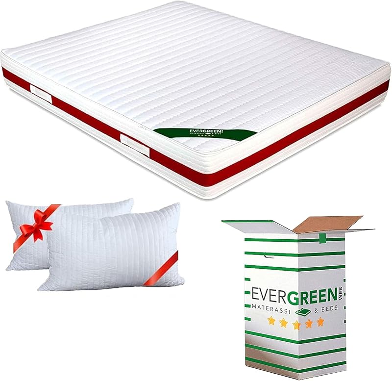 EVERGREENWEB Sleepy Memory 160x200 Memory + Waterfoam 22 cm