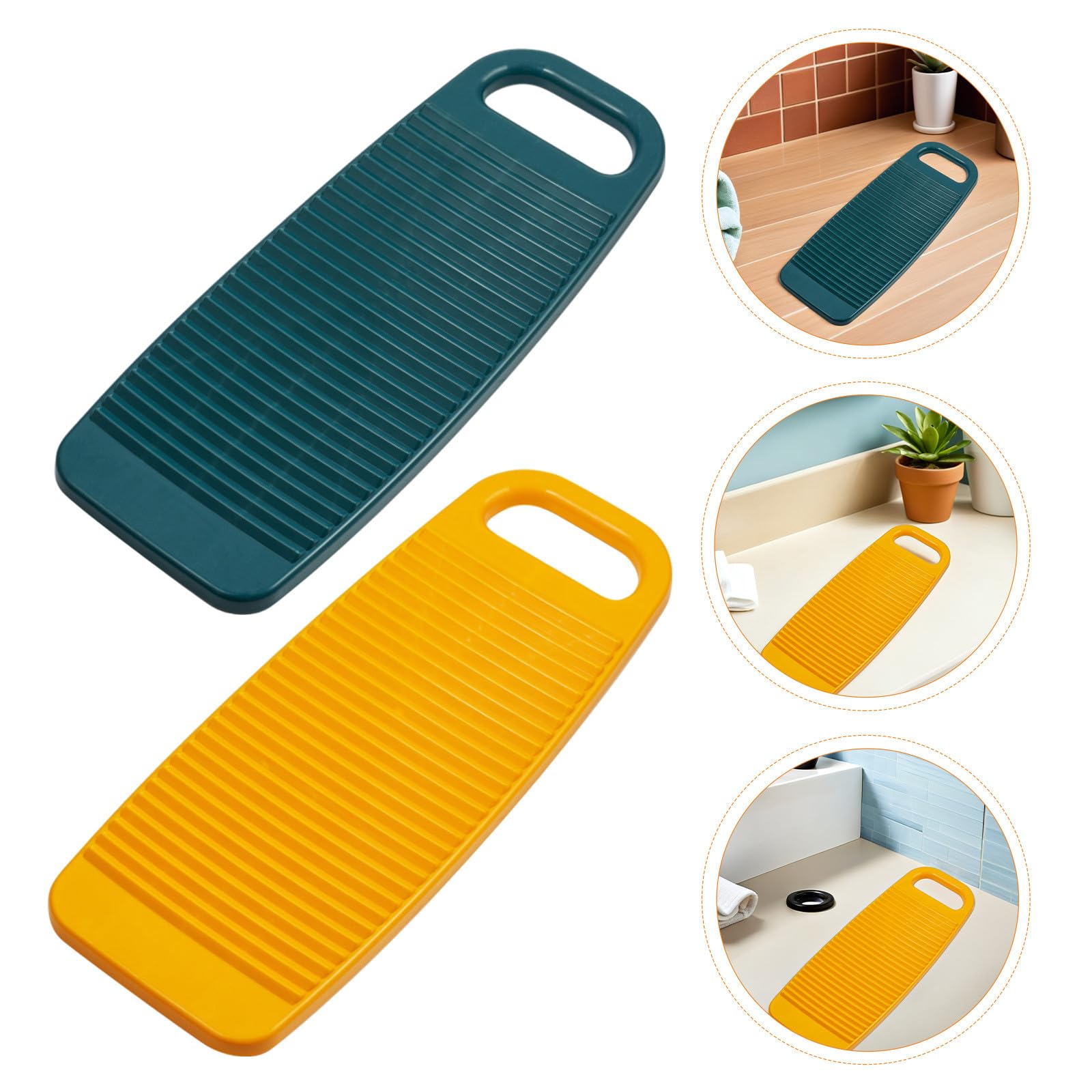 Hemobllo Tabla de Lavar para Ropa de Plástico 45cm Protección de Fibras y Mantiene Forma Paquete de 2 Piezas Adecuado para Viajes Cortos y Lavandería en Casa