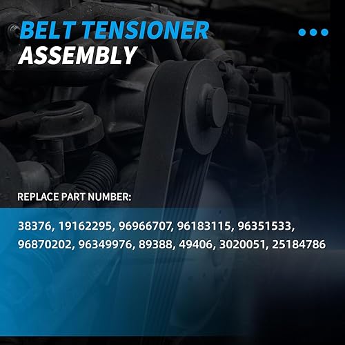 Miniatura 2 de 38376 Tensor de correa automático compatible con Chevrolet Aveo 5 2004-2008 Suzuki Swift+ 2005-2008 Pontiac Wave 5 1.6L 2004-2008