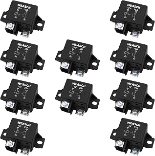 Weasch 10Pack 0332002168 Normal Open Power Relay, 12V 75A, Applies to Starter Relay V23232-D0001-X001 Price In India