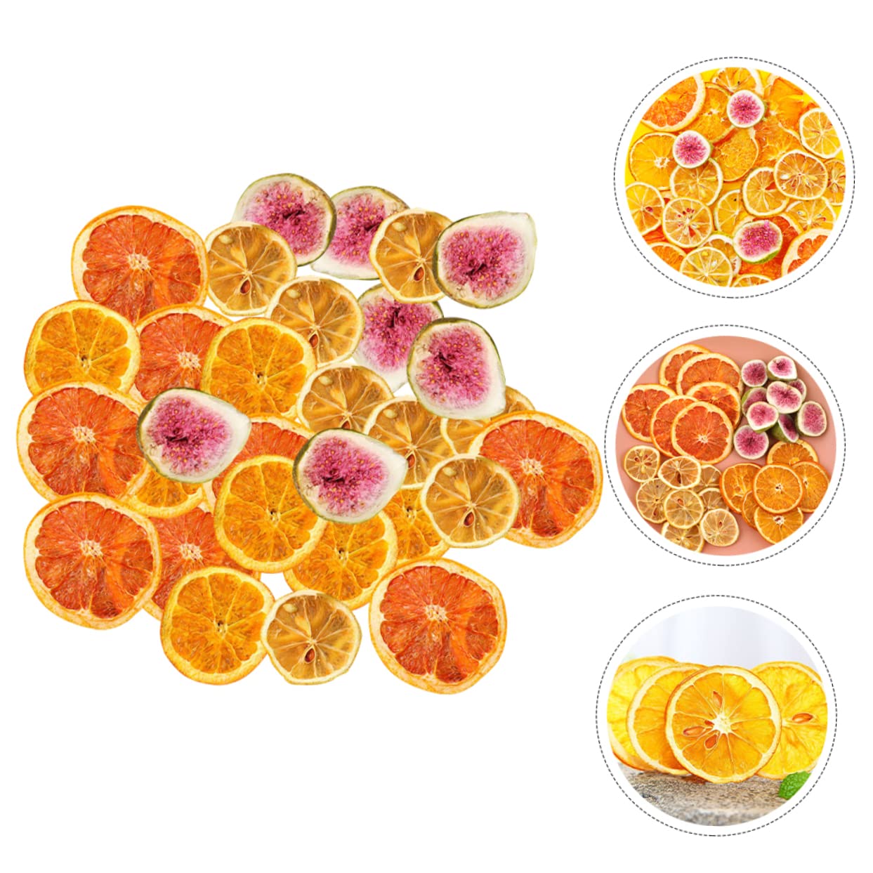 jojofuny 2 Stück 1 Getrocknete Zitrone Orange Kreative Dekoration Für Home Office
