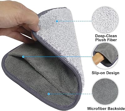 Bowling Towel Shammy Pad, Wearable Bowling Ball Towel Glove, Dual-Sided Microfiber Bowling Rag for Easy, Gentle, Deep Cleaning - Bowling Accessories for Men Women