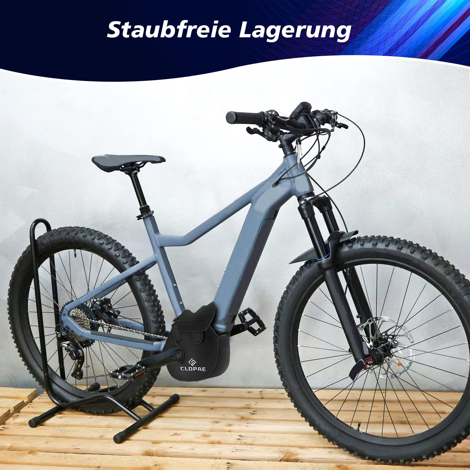 Housse Protection Moteur Ebike Néoprène - Étanche Pour Moteur Central Vélo Électrique