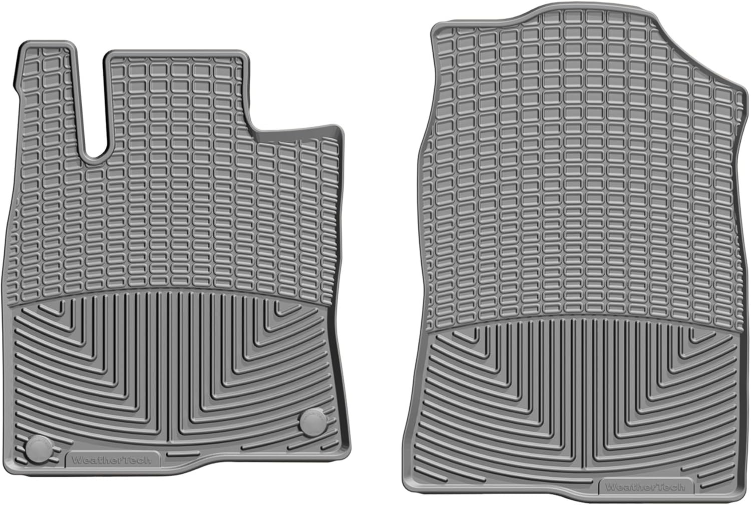 WeatherTech All-Weather Floor Mats for Honda Civic Si, Civic, Civic Type R - 1st Row (W390GR), Grey