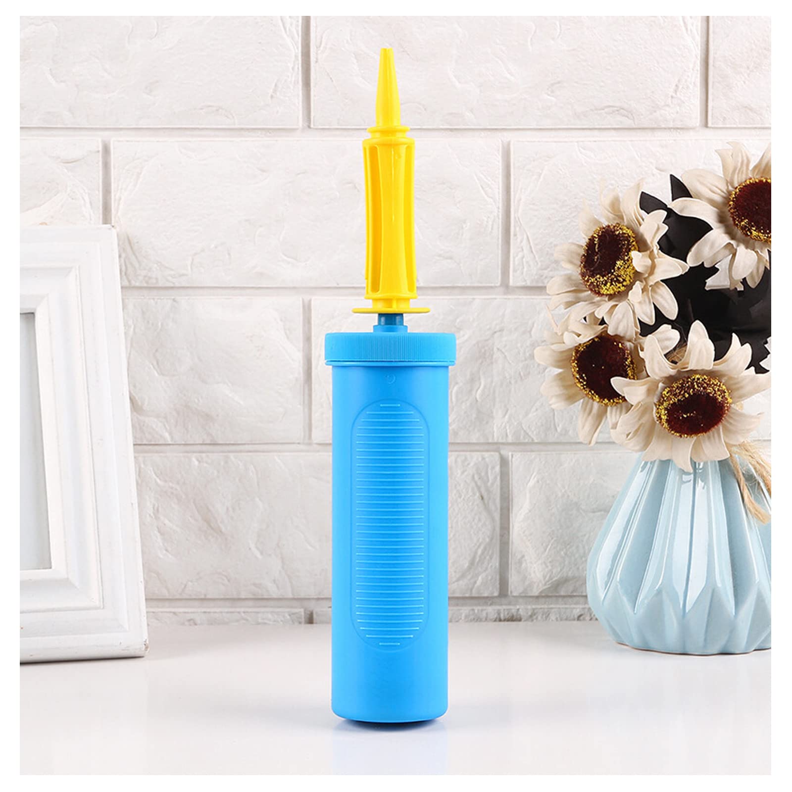 NIrHE Hand Pump Balloon Manual Two-way Air Pumps Double Action Inflator For Various Balloons, Yoga Balls, Exercise Balls, Pool Floats etc