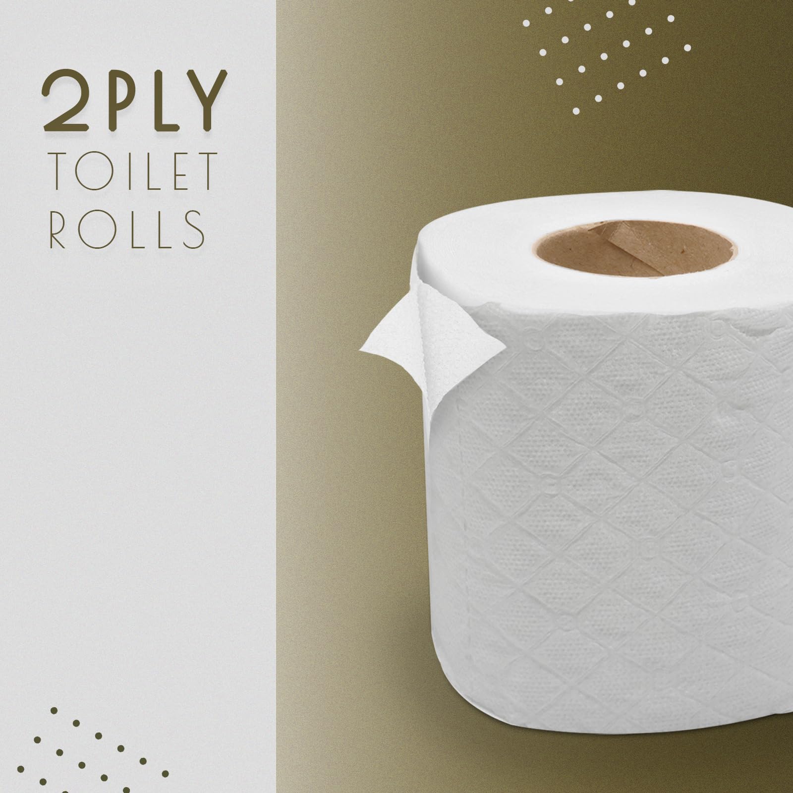 Toilet Roll, Soft & Quilted Eco-Friendly, White, 72 Rolls - View #8
