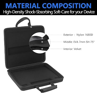 Musiin High Quality Hard Velvet Case Compatible with Native Instruments Machine+Plus Case NI MK3 Cover for Drum Controller Analog Device Bag with Strap