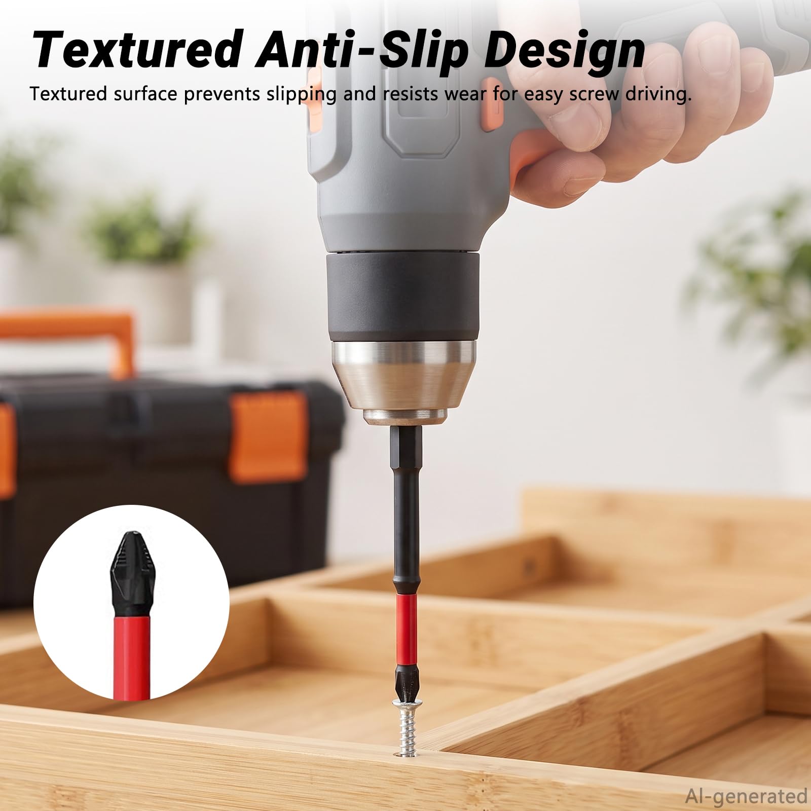 6 Pack S2 Alloy Steel Anti-Slip Drill Bit Set B85242