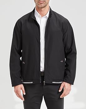 Nexstone Men's Lightweight Jacket Full-zip Stand Collar Outdoor