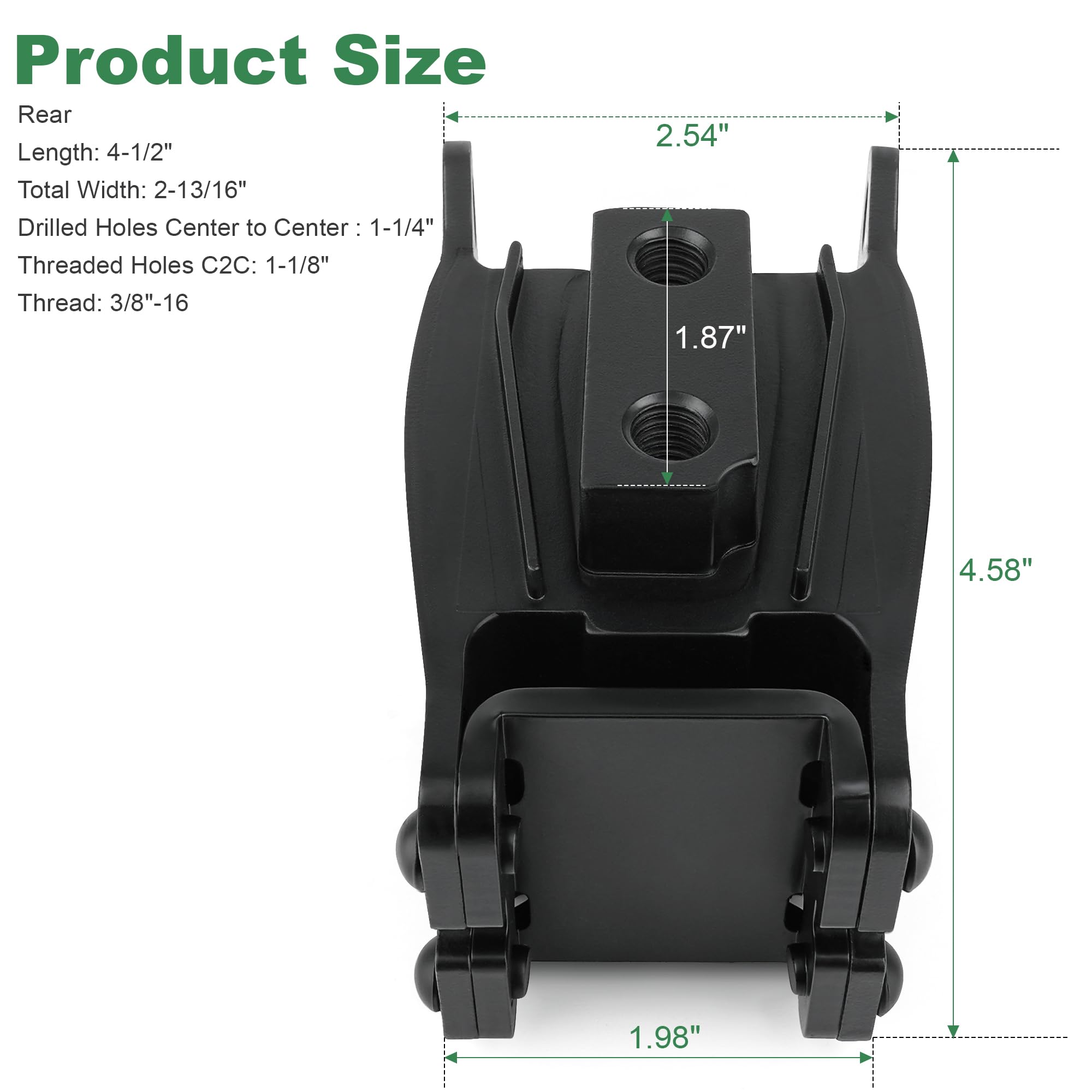 Amazon.com: Rear Isolator Engine Motor Mount Compatible with