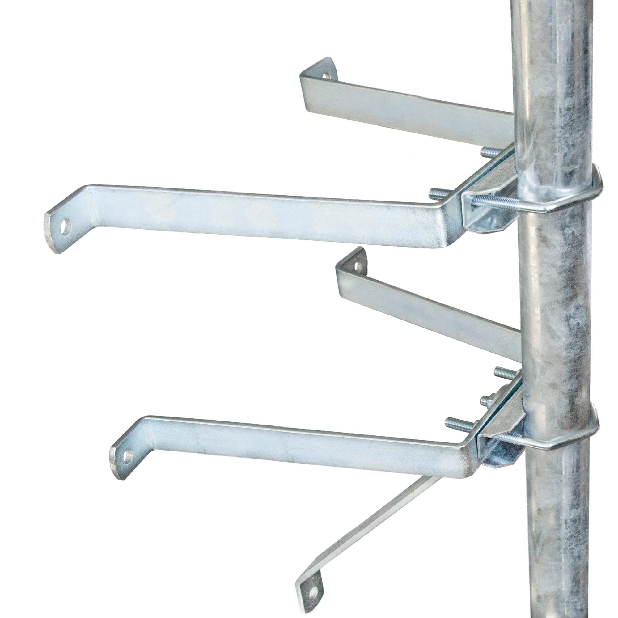 Support Mural SAT Acier – Distance 50 Cm – Pour Parabole Jusqu'à 100 Cm – HD4K
