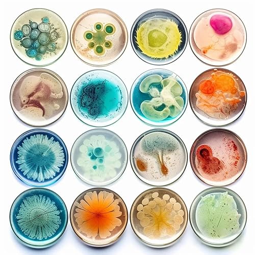 Miniatura 7 de Platos Petri de plástico estéril con tapa, 20 piezas de placa Petri transparente de 5.906 in x 0.591 in, con 3 rejillas de ventilación para aula