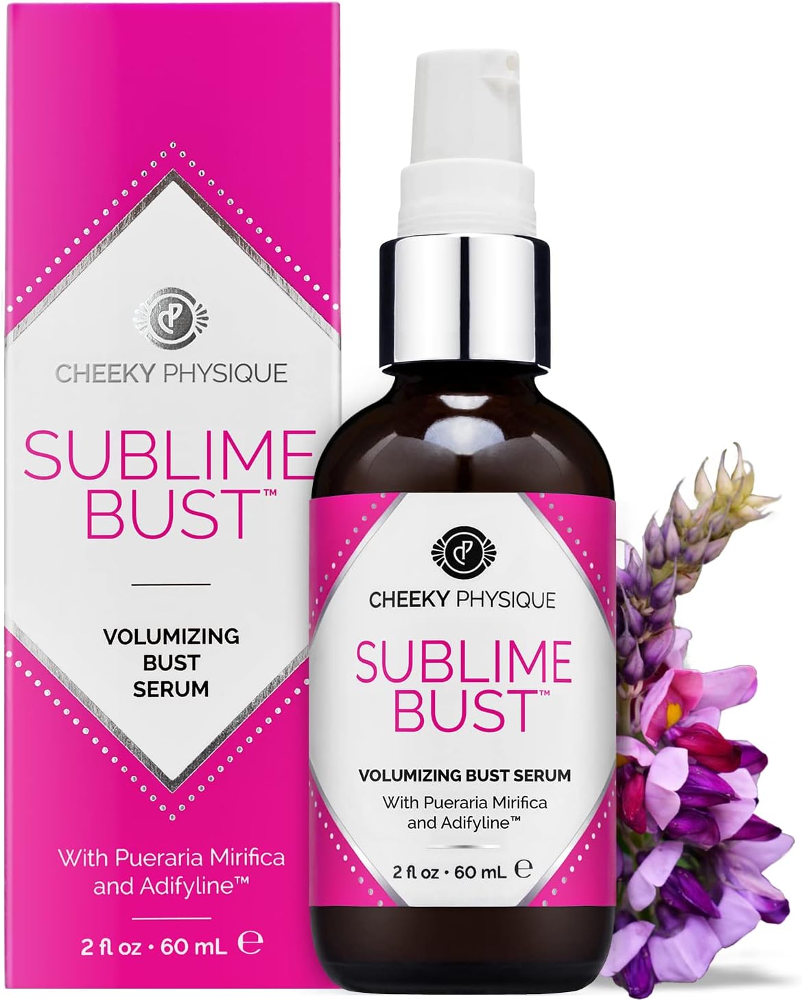 Sublime Bust Pueraria Mirifica Serum - Breast Plumping, Firming & Lifting Formula for Natural Curves Enhancement - Volumizing Bust Care Cream Helps to Firm and Lift for a Perky Look