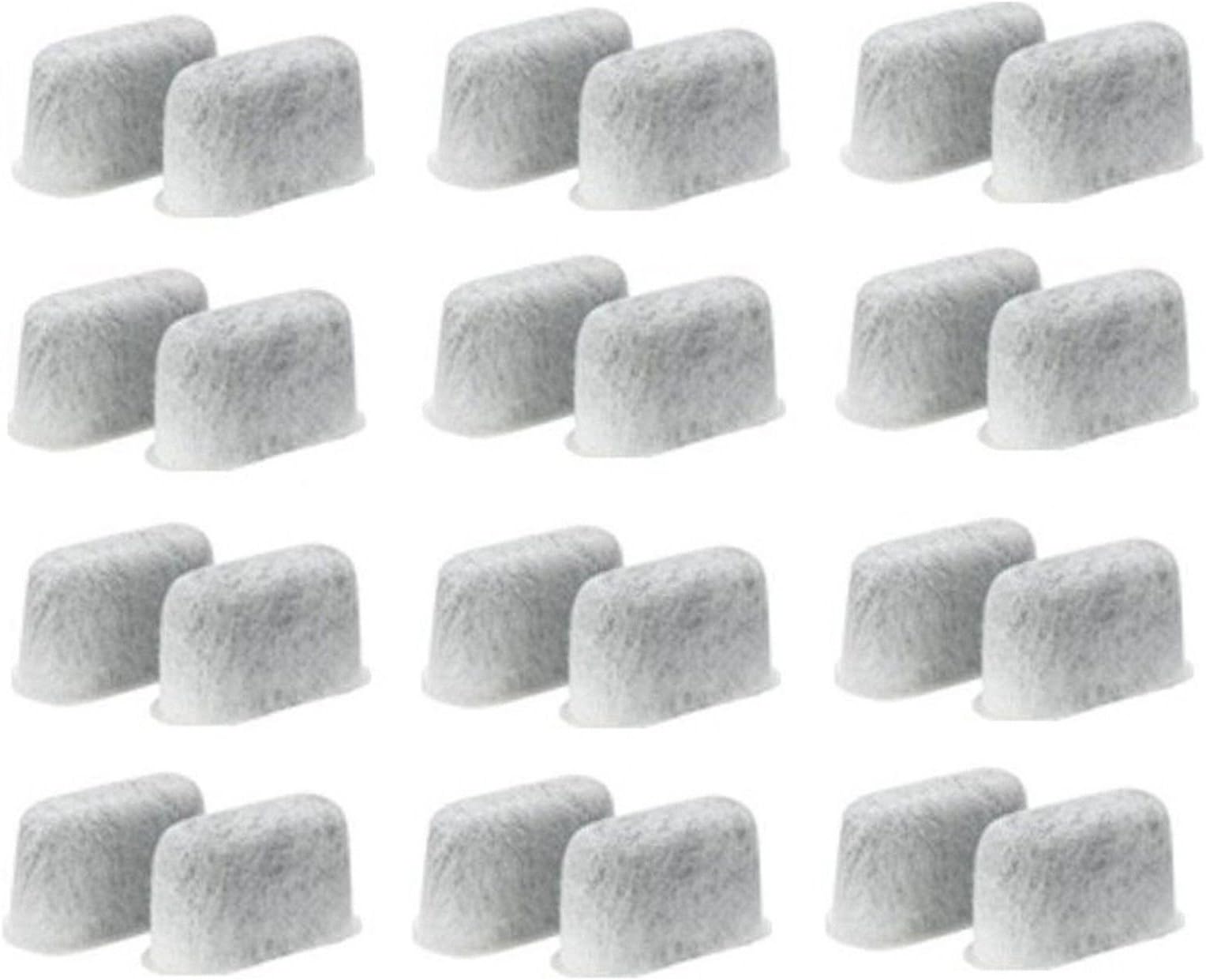 24PCs Charcoal Water Filter Replacement for Cuisinart Coffee Makers, DCC-RWF