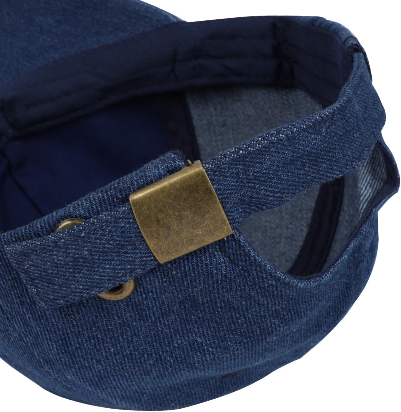 Vintage Distressed Ripped Denim Baseball Cap Low Profile Unstructured Cotton Dad Hat Adjustable for Women Men - Image 3