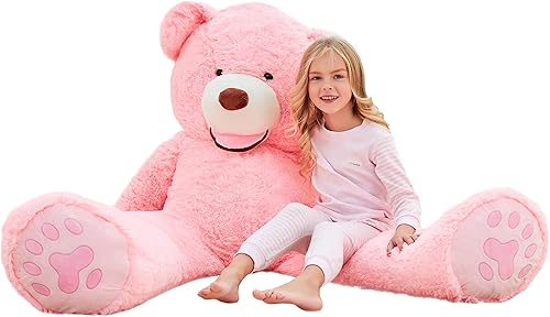Miniatura 9 de IKASA - Peluche gigante, oso de peluche gigante Marrón,Rosa