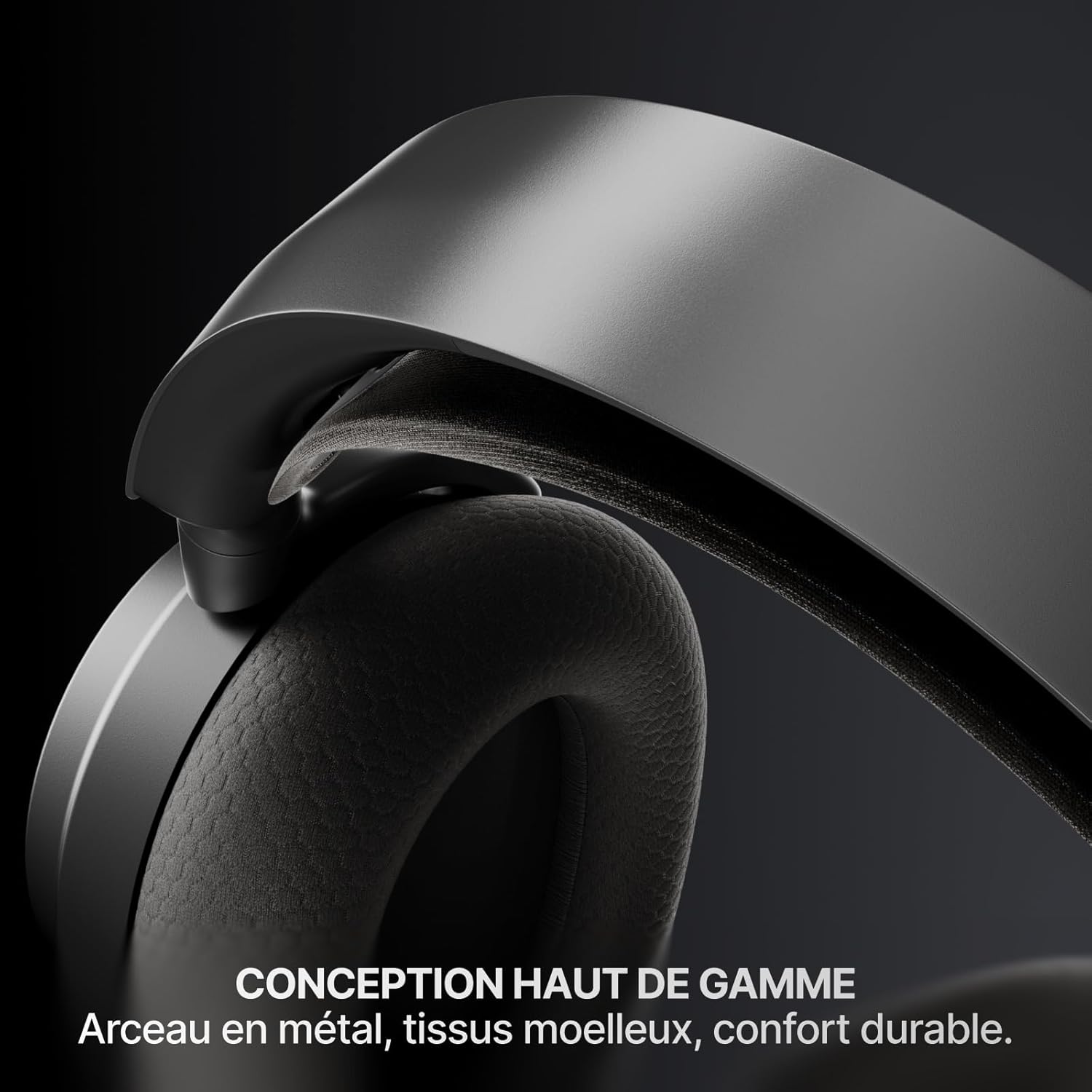 SteelSeries Casque sans fil Arctis Nova 7X multi-plateforme Gen2-Contrôle des applications en temps réel - 50H+ -Haut-parleurs magnétiques en néodyme -Mixable 2,4GHz/Bluetooth-Xbox,PC,Switch1/2,Mobile — vue 8