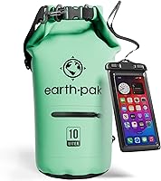 Vista 8 de Earth Pak Waterproof Dry Bag with Zippered Pocket - Waterproof Dry Bag Backpack Keeps Gear Dry