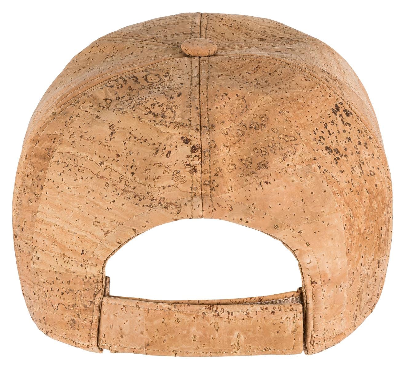 Gorra de béisbol de corcho de moda | Gorra Snapback | Gorra con visera | Natural y sostenible | Corcho de Portugal | Marrón o Beige