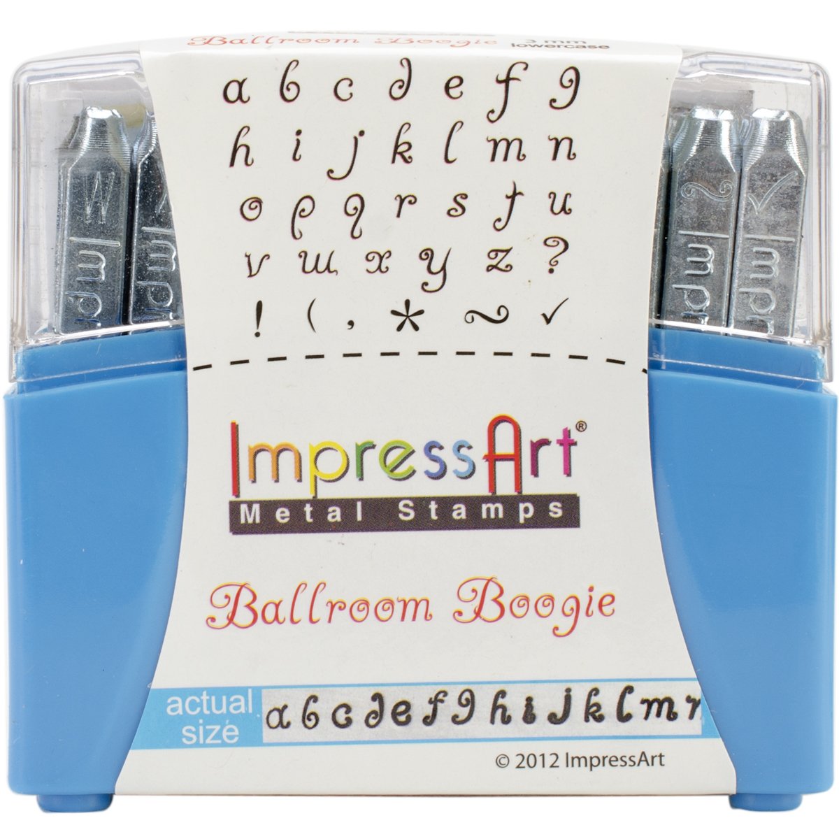 ImpressArt Metal Stamps, Ballroom Boogie, Lowercase