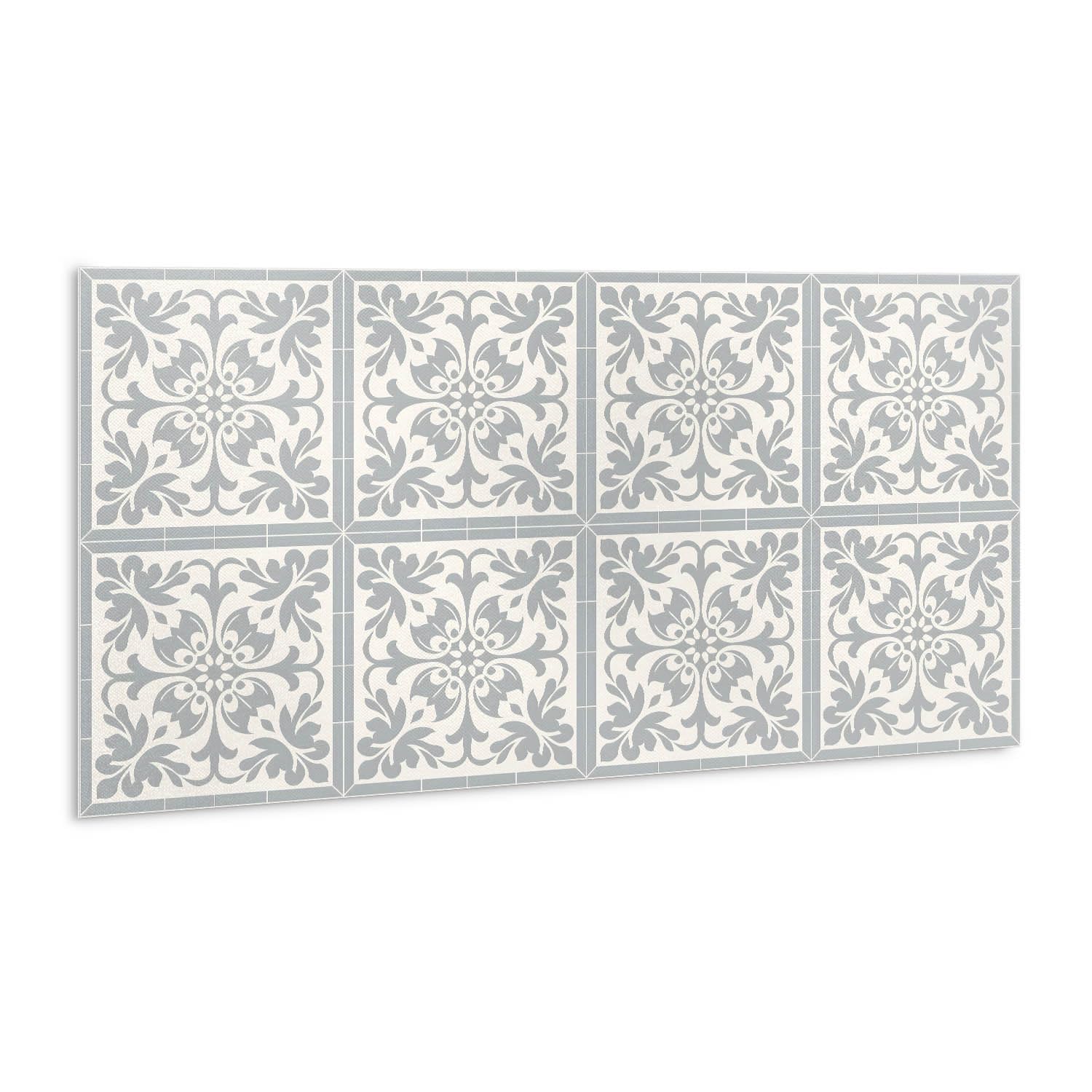 Panneaux de cuisine PVC imperméables Tulup 100x50cm muraux adhésifs déco ornement délicat