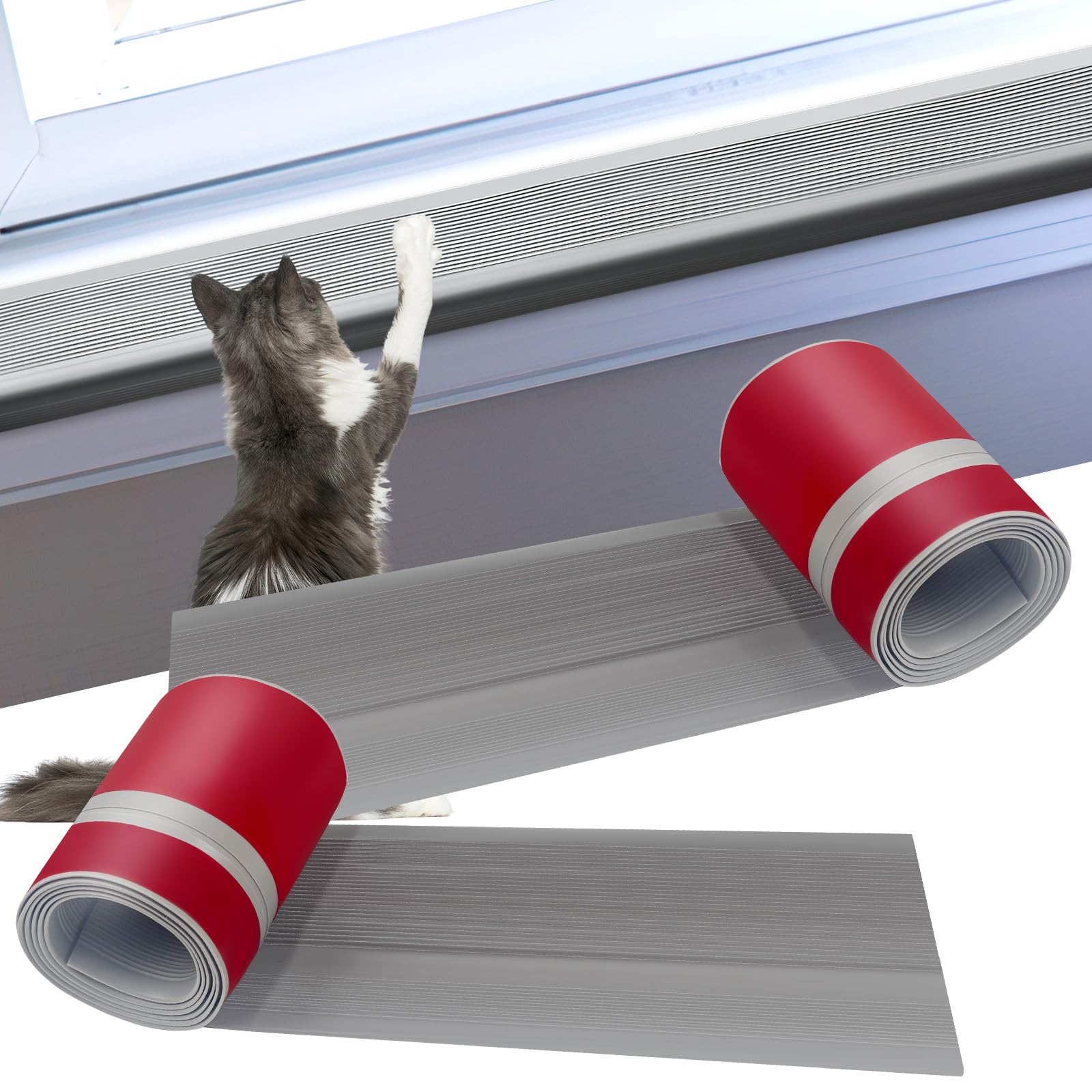 Bande anti-griffures pour chien et chat en caoutchouc découpable pour meubles et portes