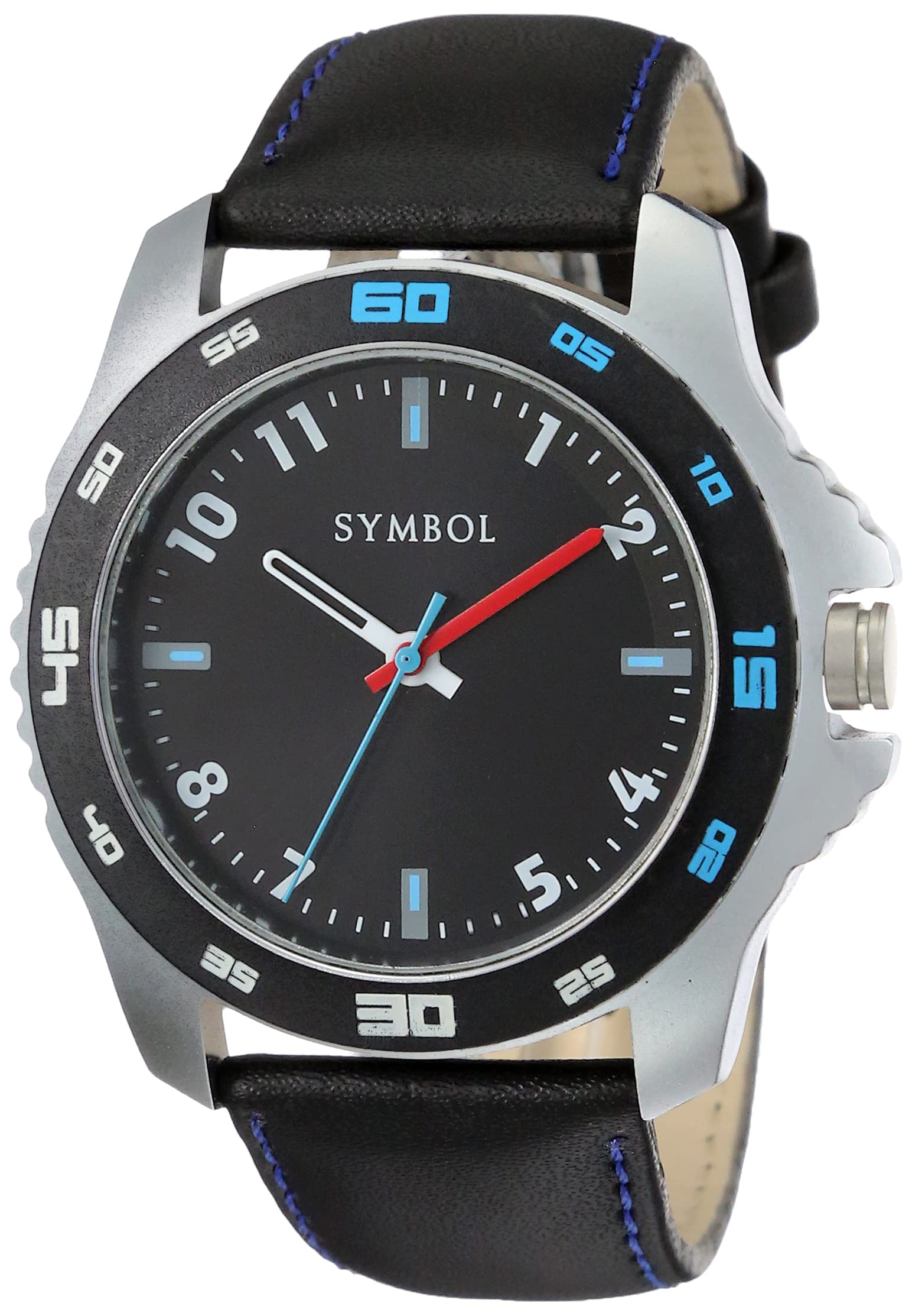 Amazon Brand - Symbol Faux Leather Spring-Summer21 Analog Black Dial Mens Watch-Az-Sym-Ss21A-19A, Band Color-Black (B08ZHSDCSZ) Amazon Price History, Amazon Price Tracker