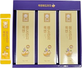 Sponsored Ad - Korean Bellflower Root Pear Extract Liquid Concentrate Doraji Balloon Flower Root 10g 0.35oz × 30Sachets 목앤...