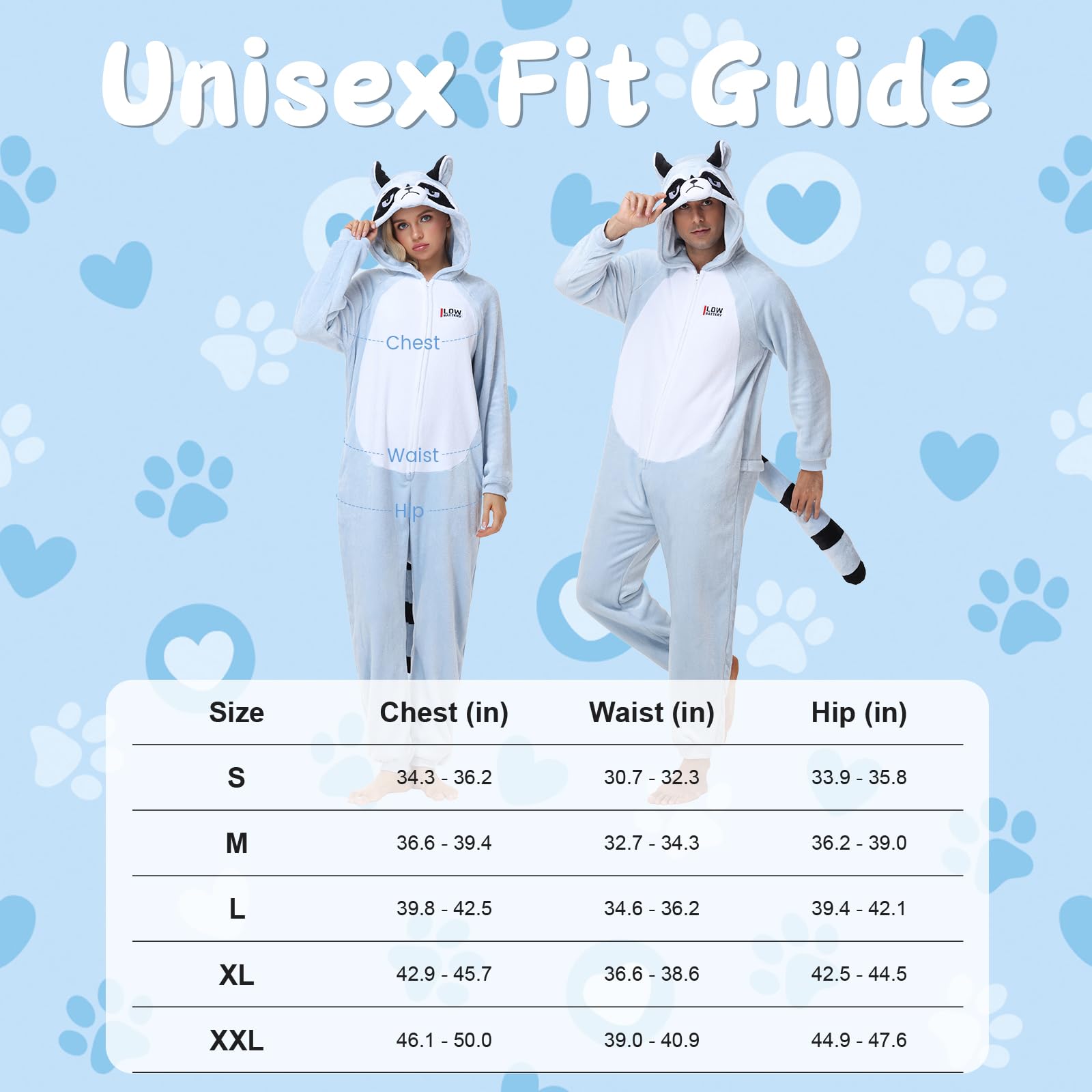 Ezuwail Pijama unisex para adultos, disfraz de animal para mujeres/hombres