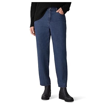 Eileen Fisher Cotton Stretch Denim Ankle Lantern Pant Women