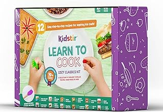 KIDSTIR Learn to Cook Kids Cooking Kit | 12 Delicious Kid-Friendly Recip...