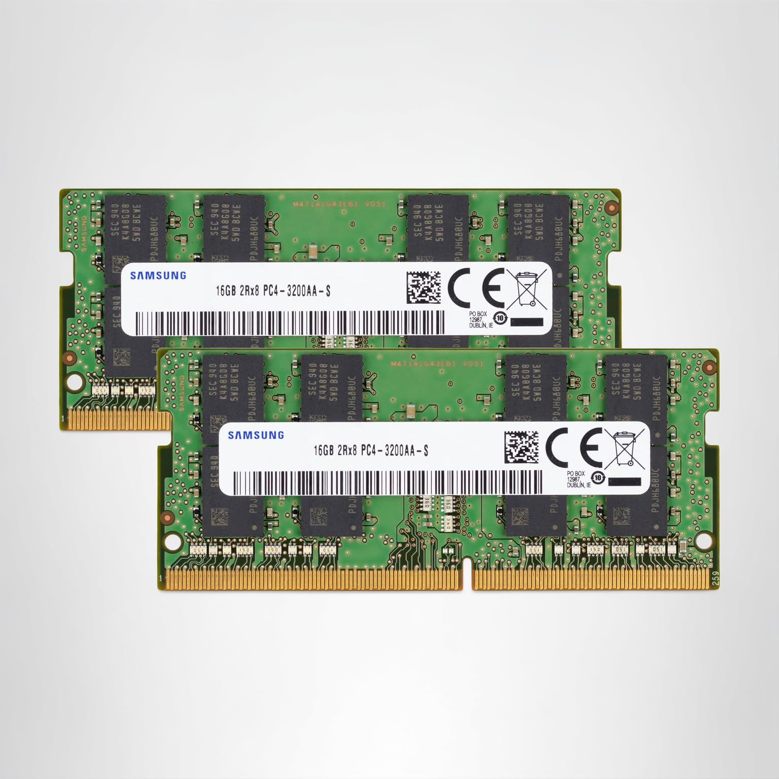 Samsung メモリー DDR4 16GB×2枚 計32GB(管理番号:18) Samsung 32GB (2x16GB) DDR4 3200MHz PC4-25600 (PC4-3200AA) CL22