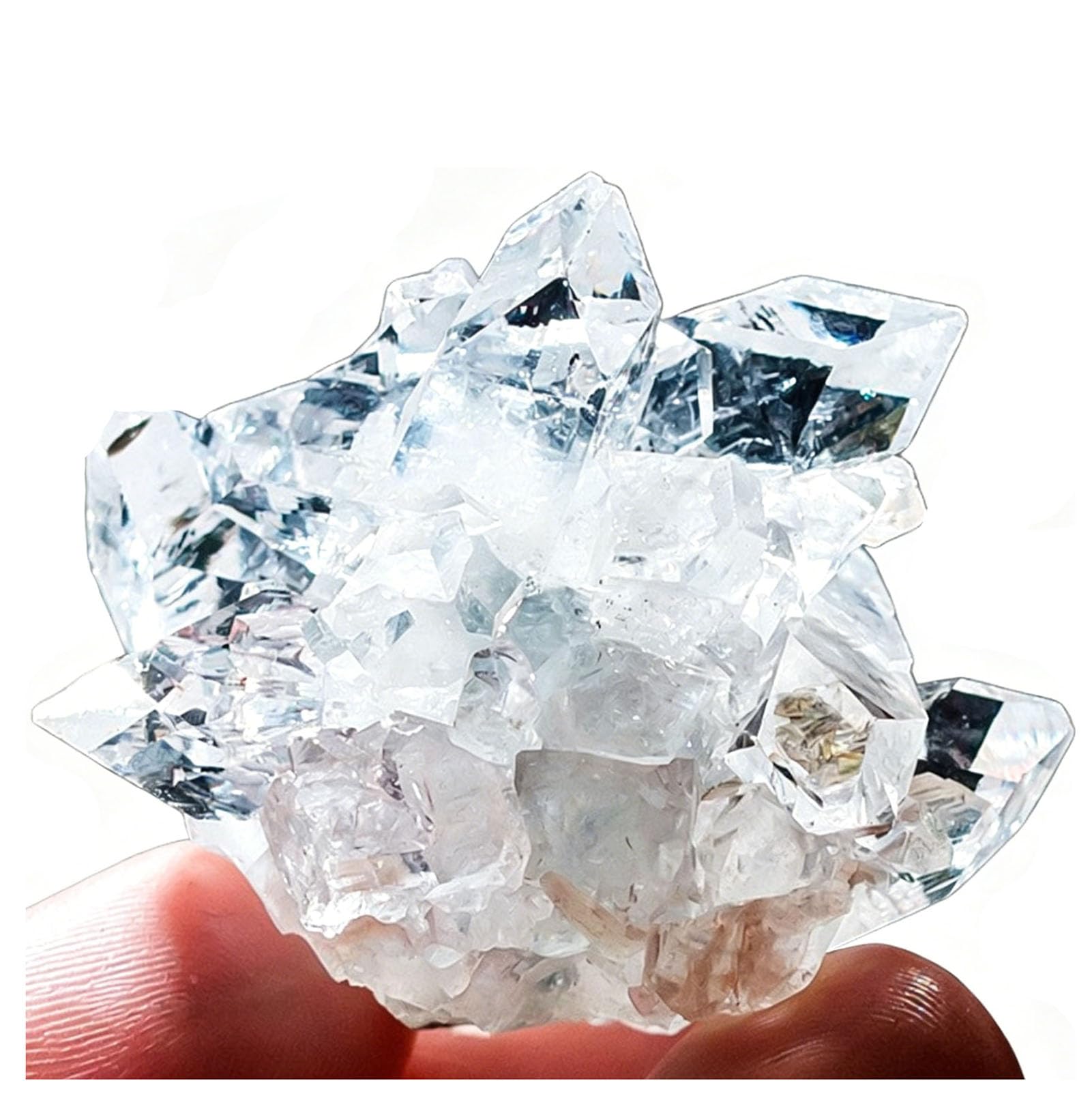 Zooeelly Clear Quartz Natural Rough Stones Crystal Large Raw Crystals Bulk Healing Cuarzo Gemstones for Reiki Healing Tumbling Fountain Rocks Wire Wrapping Decoration,200G