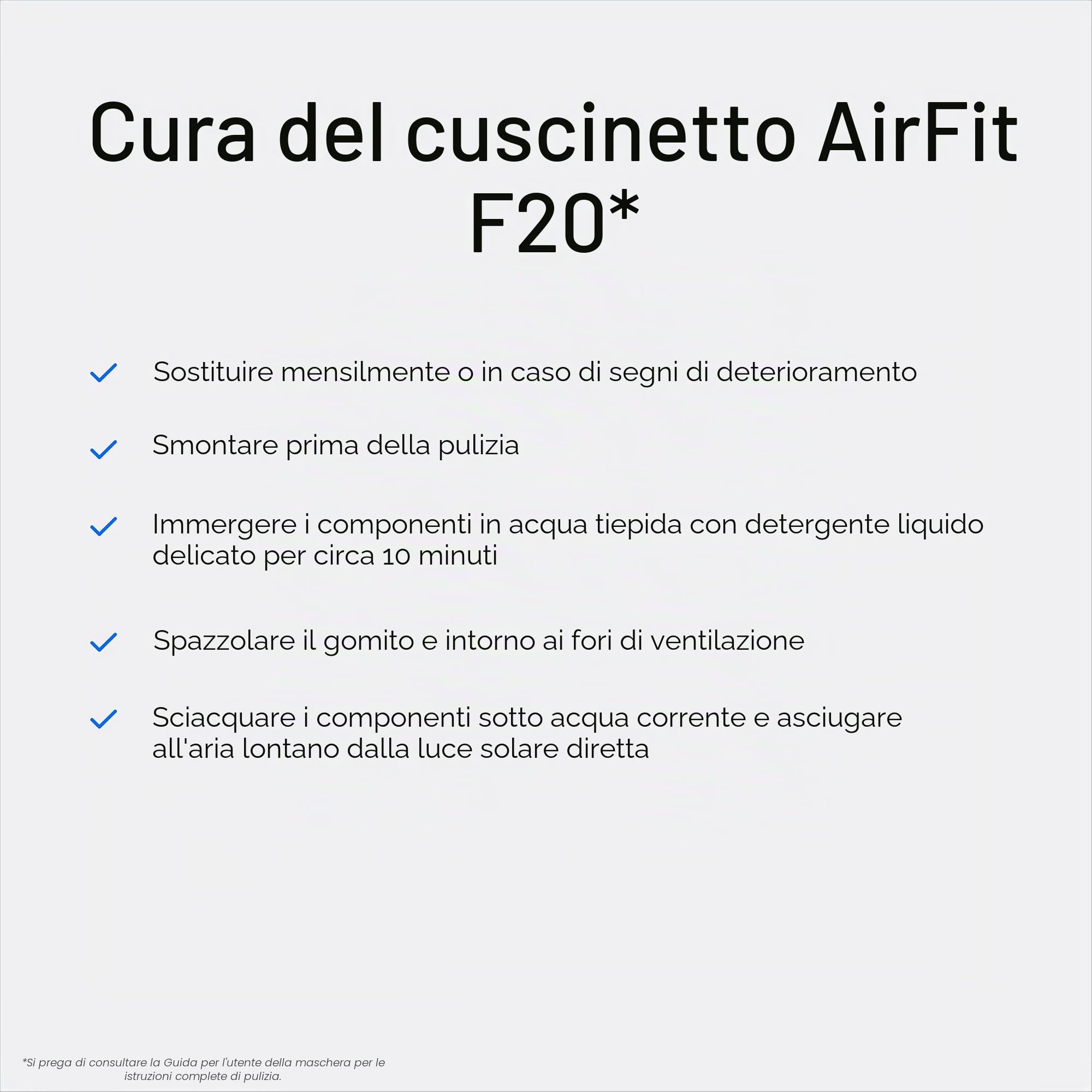 ResMed AirFit F20 - Maschera oronasale, misura media
