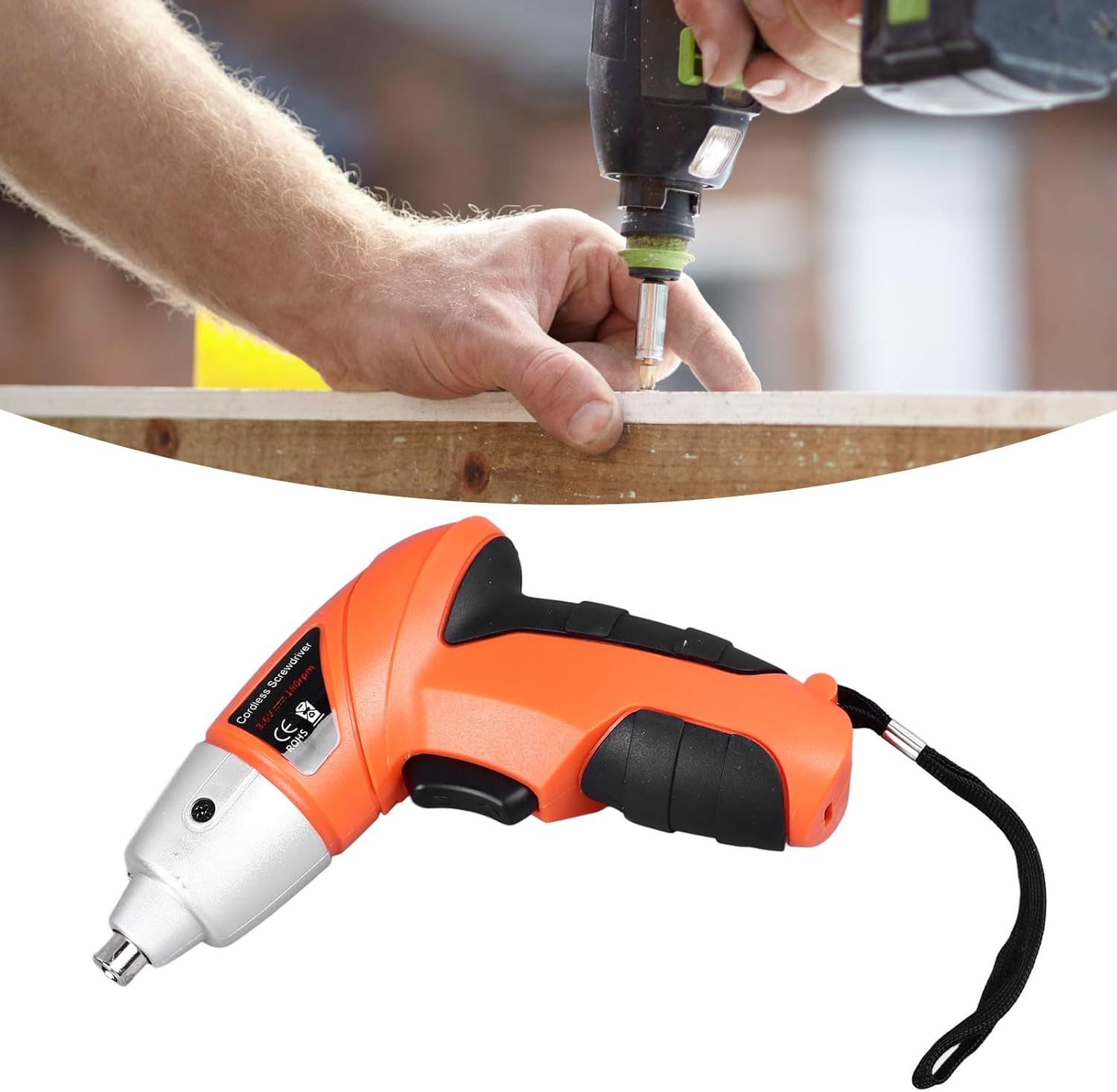 Electric Screwdriver Set Rechargeable Cordless Screwdriver Power Screwdriver with Screwdriver Bits, for Repair Maintenance