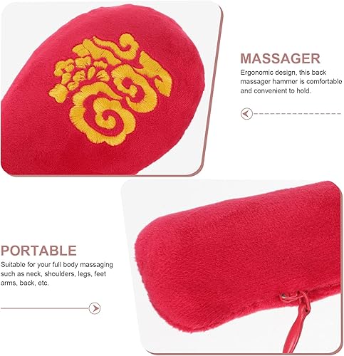 Miniatura 4 de Beaupretty Martillo de bola de masaje, cuerpo de mano, palillo de masaje manual, masajeador, paleta para músculos doloridos, espalda, hombros,